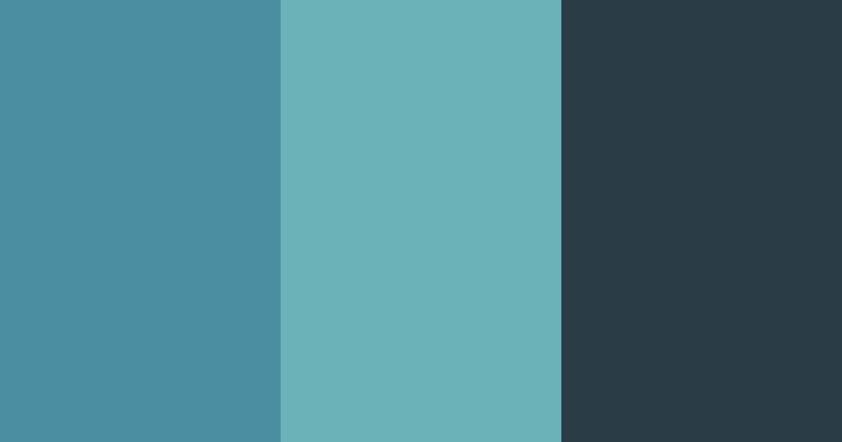 Teal Depths Color Palette Colordrop