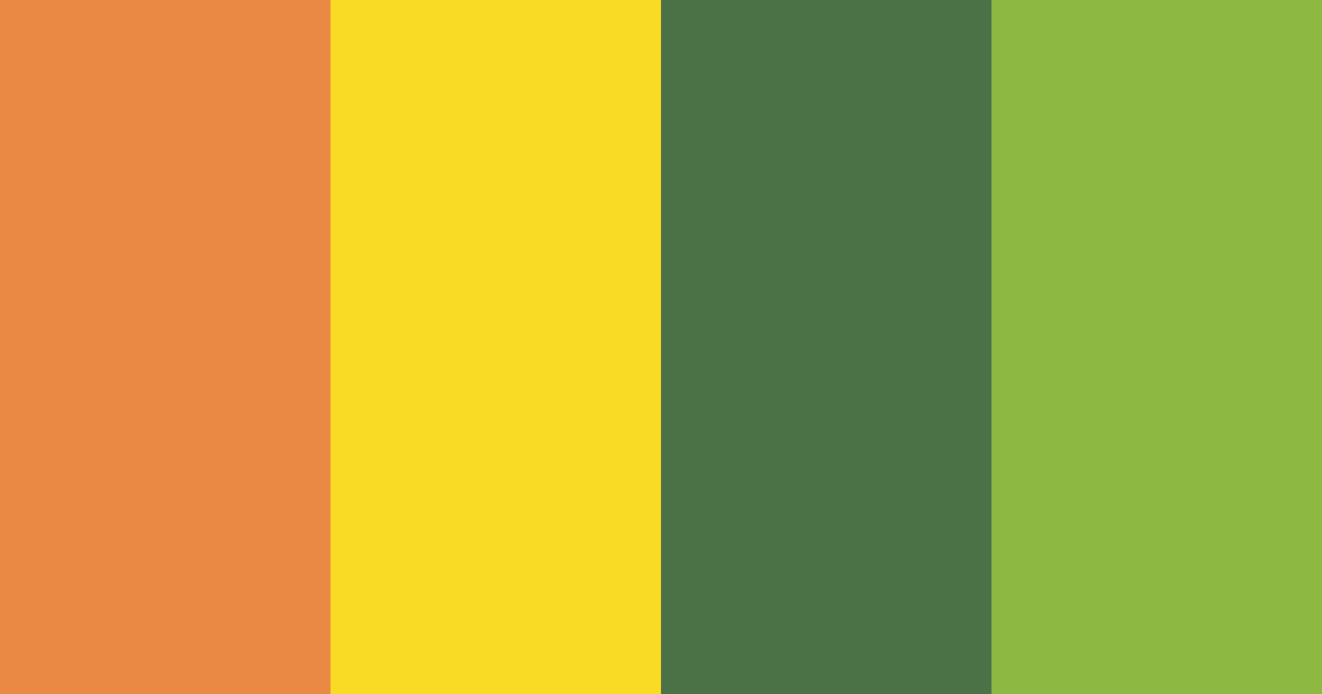 Download autumn harvest color palette PNG image (landscape)