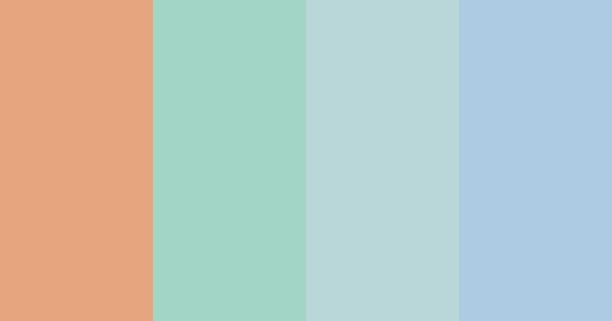 Download peach ocean mist color palette PNG image (landscape)