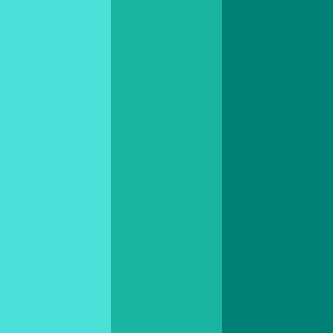 Download teal oasis color palette PNG image (square)