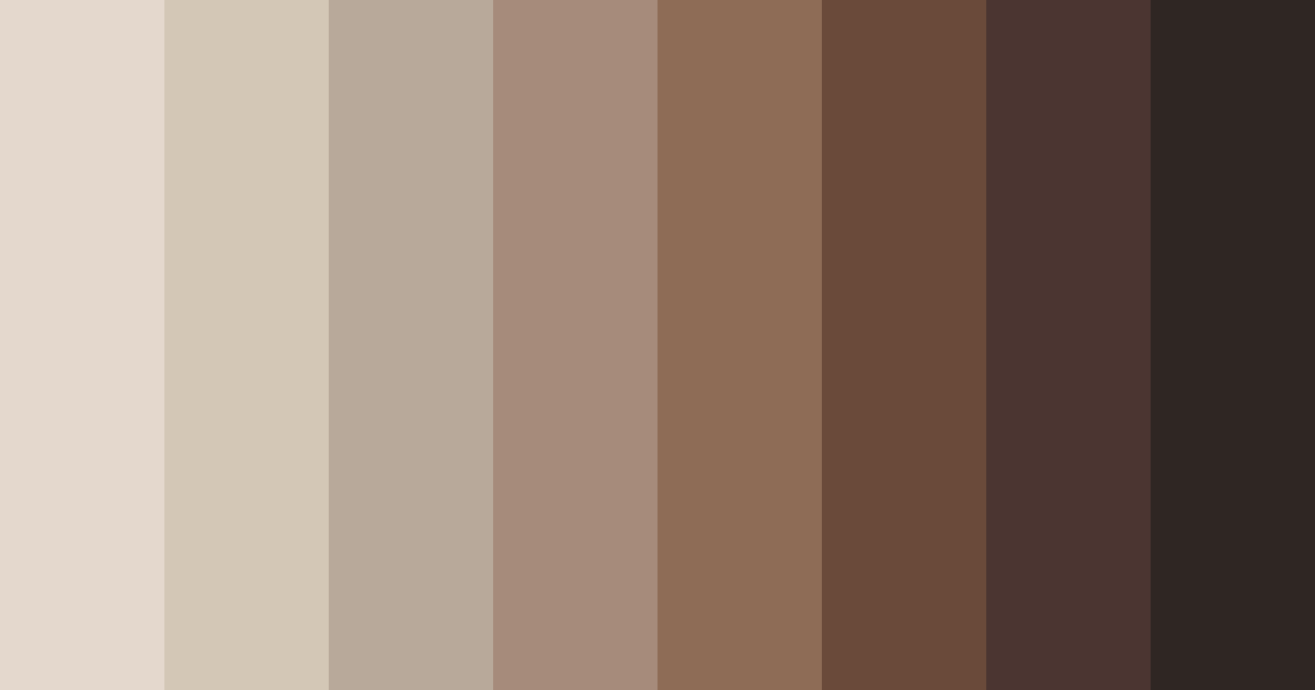 Download rustic elegance color palette PNG image (landscape)