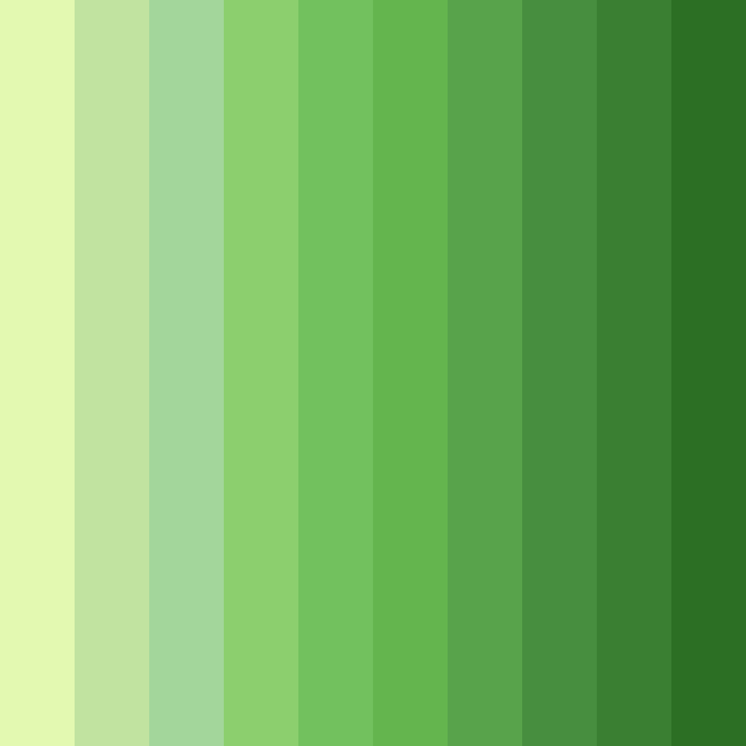 Download lime green bliss color palette PNG image (square)