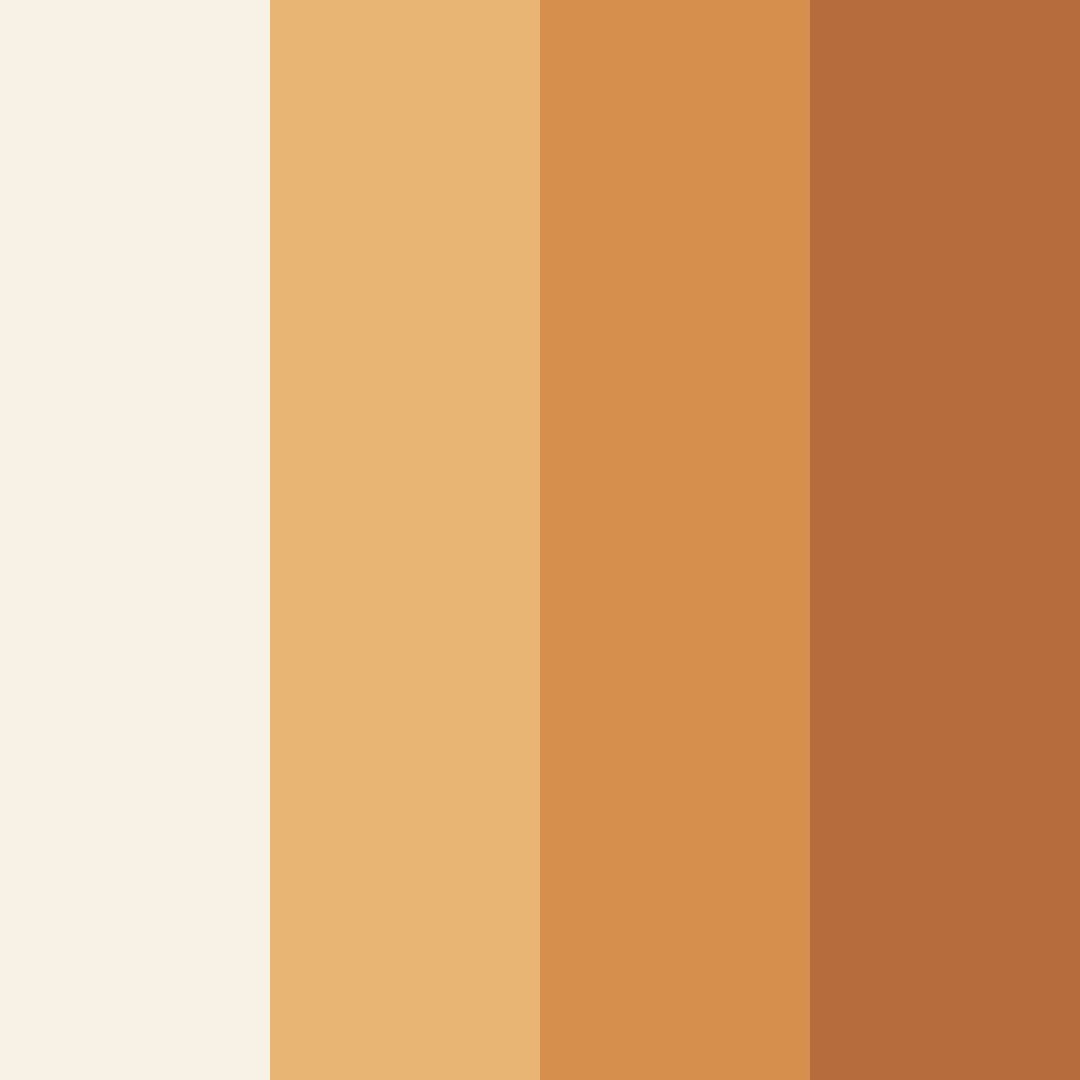 Download warm beige color palette PNG image (square)