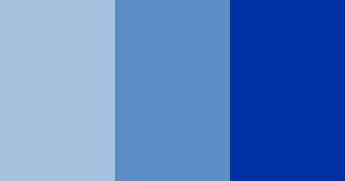 Download blue shades color palette PNG image (landscape)