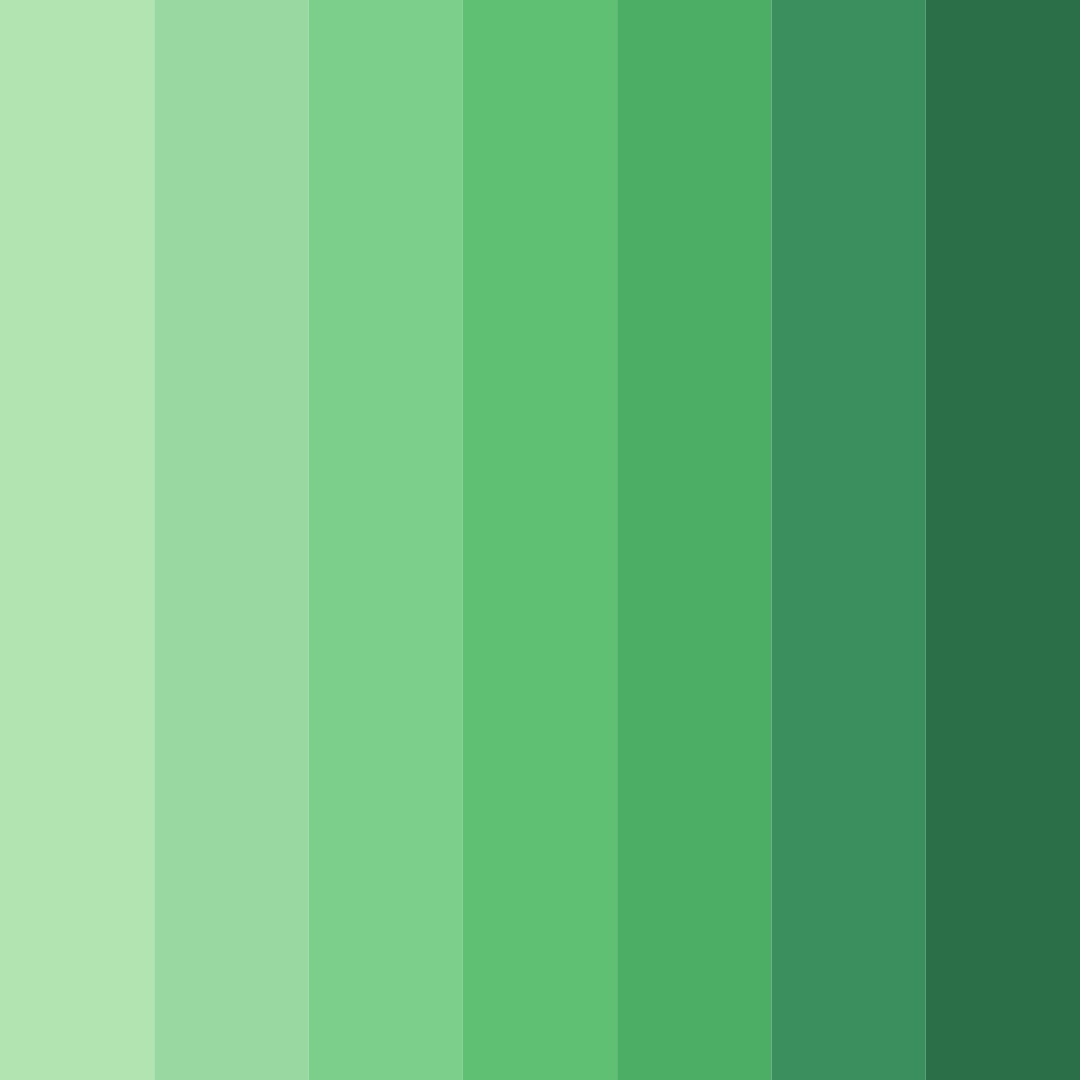 Download verdant whisper color palette PNG image (square)