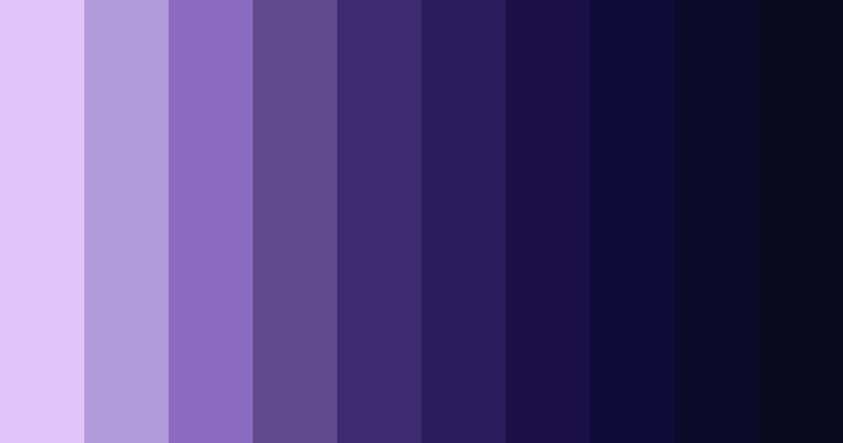 Download cosmic reverie color palette PNG image (landscape)