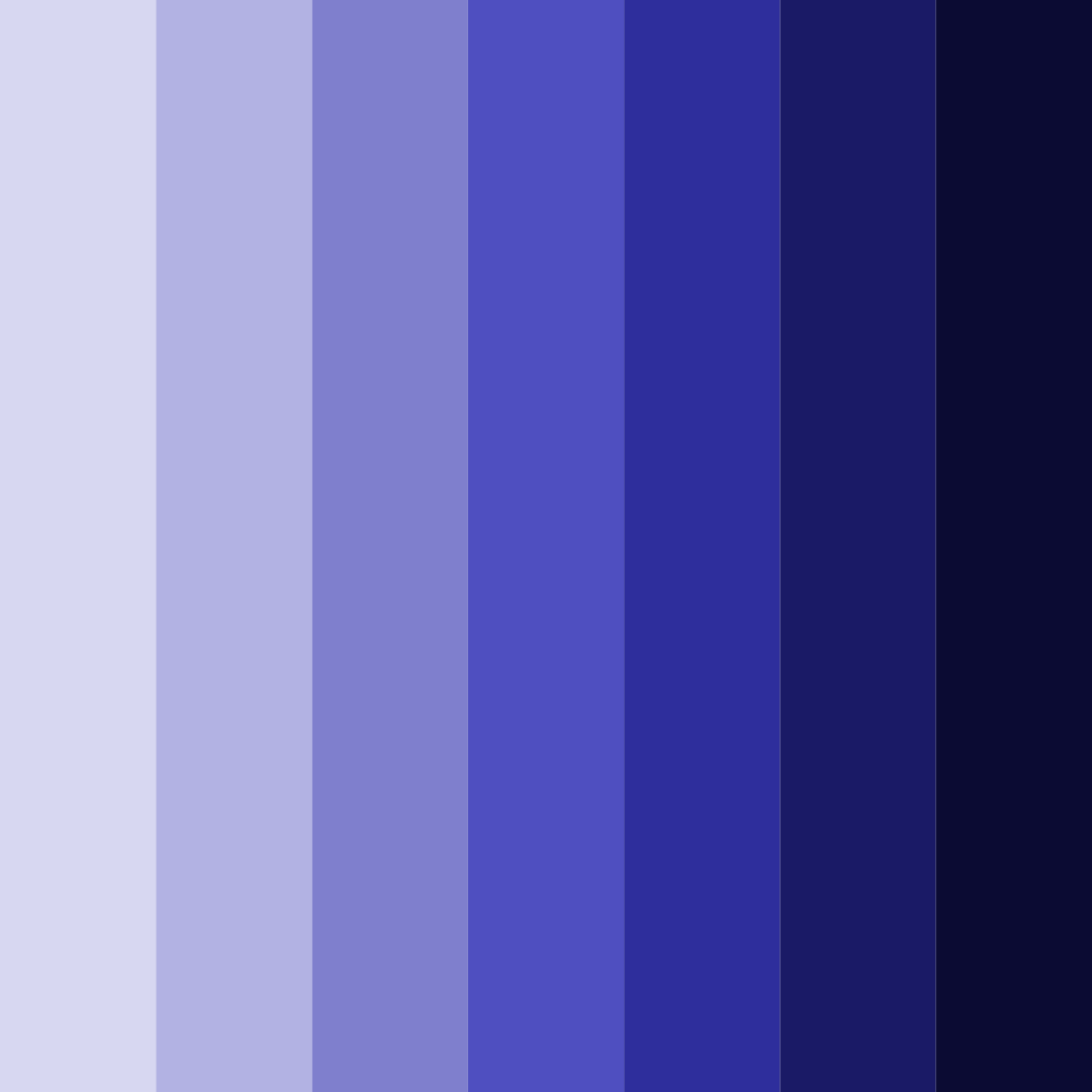 Download midnight reverie color palette PNG image (square)