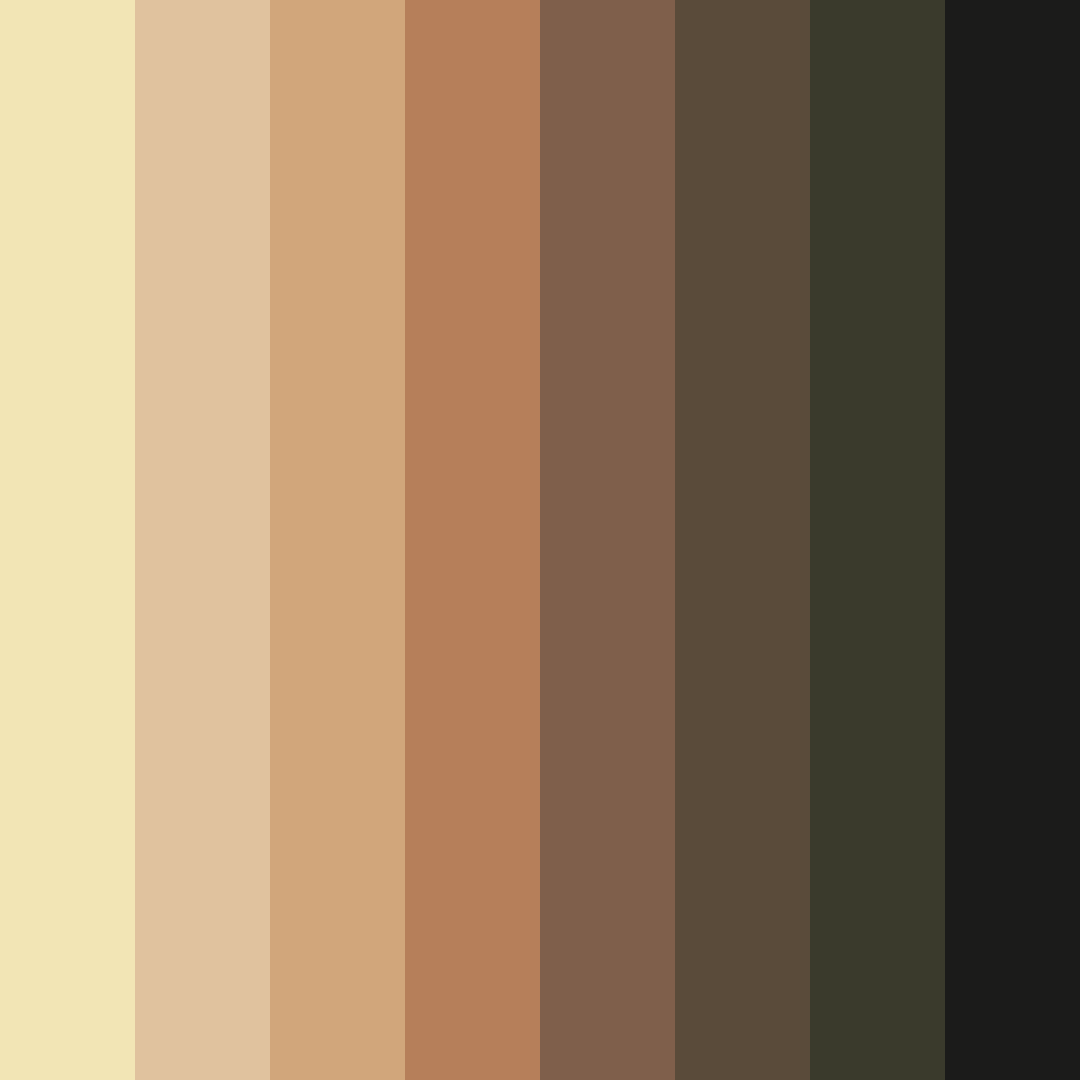 Download whispers of autumn color palette PNG image (square)