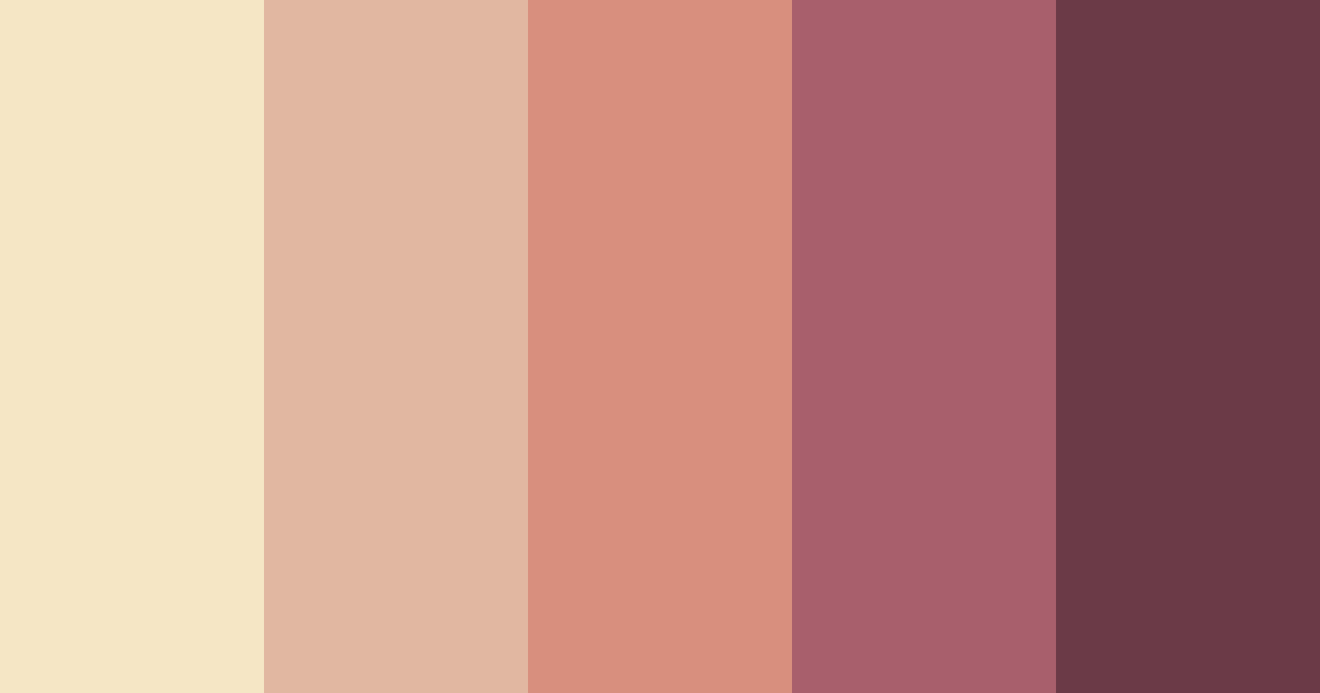 Download dusty rose color palette PNG image (landscape)