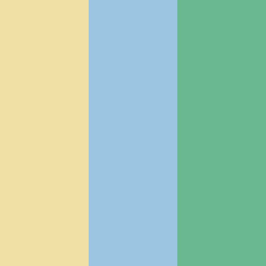 Download fresh green and sky blue color palette PNG image (square)