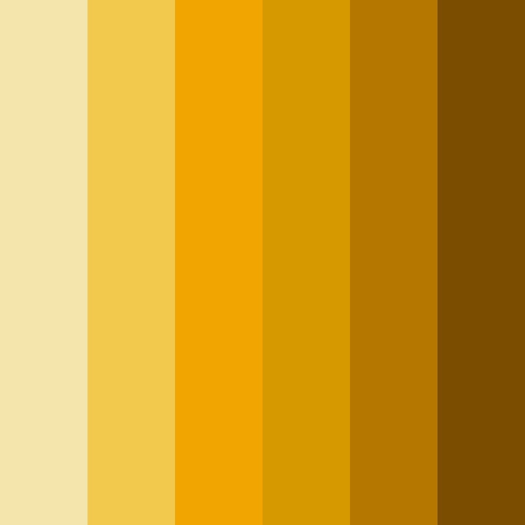 Download golden sunrise color palette PNG image (square)
