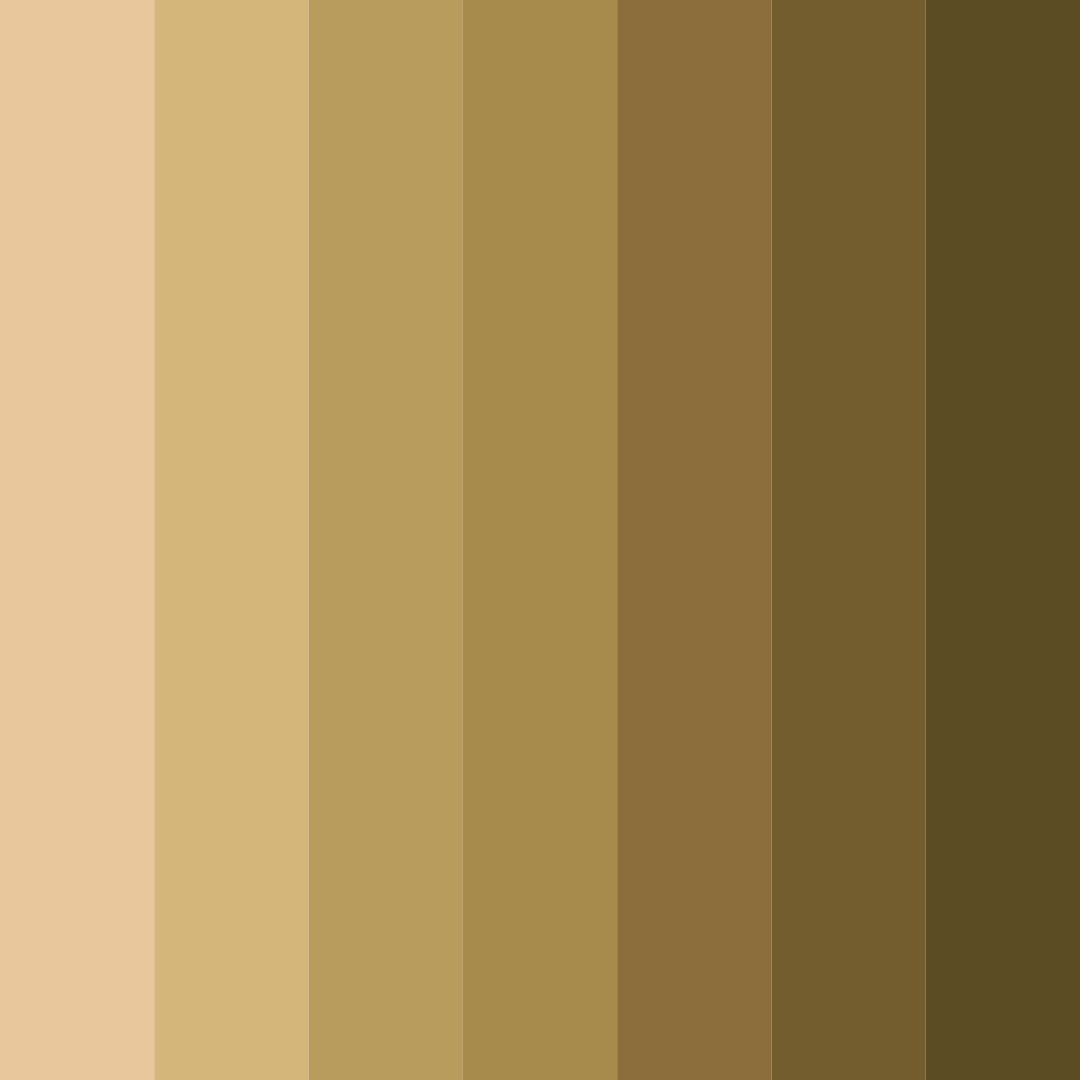 Download desert dunes color palette PNG image (square)