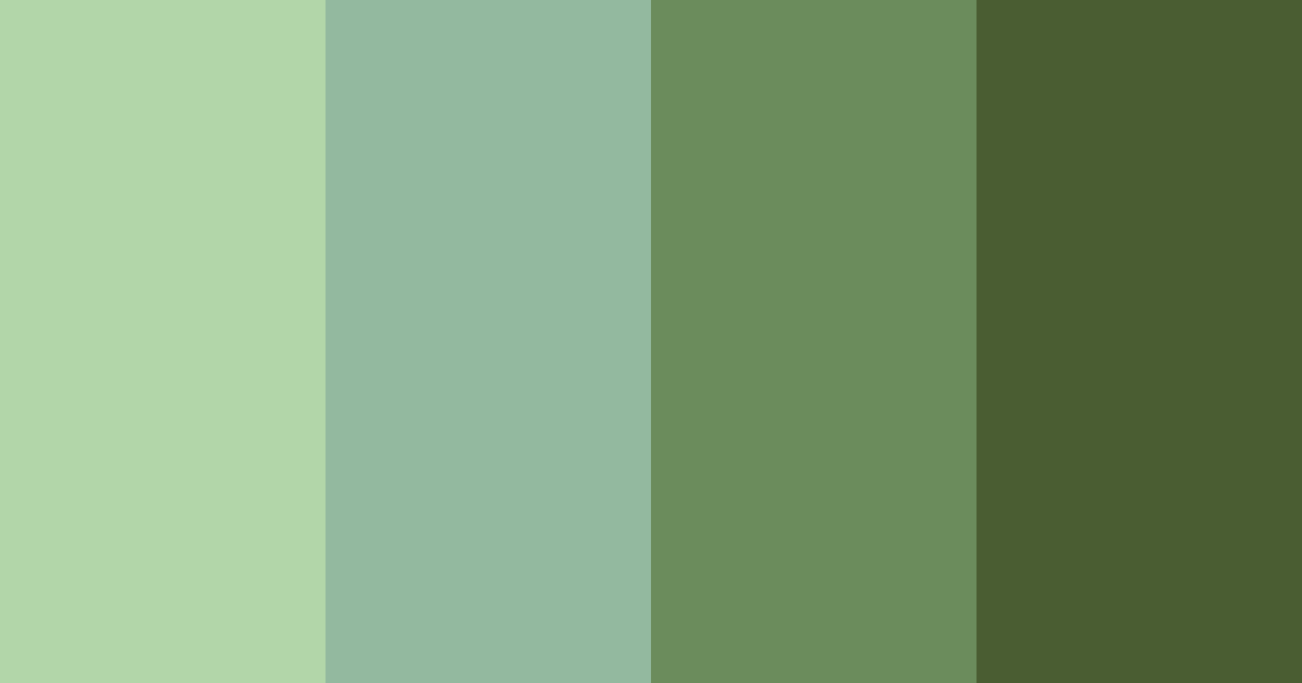 Download mossy whispers color palette PNG image (landscape)