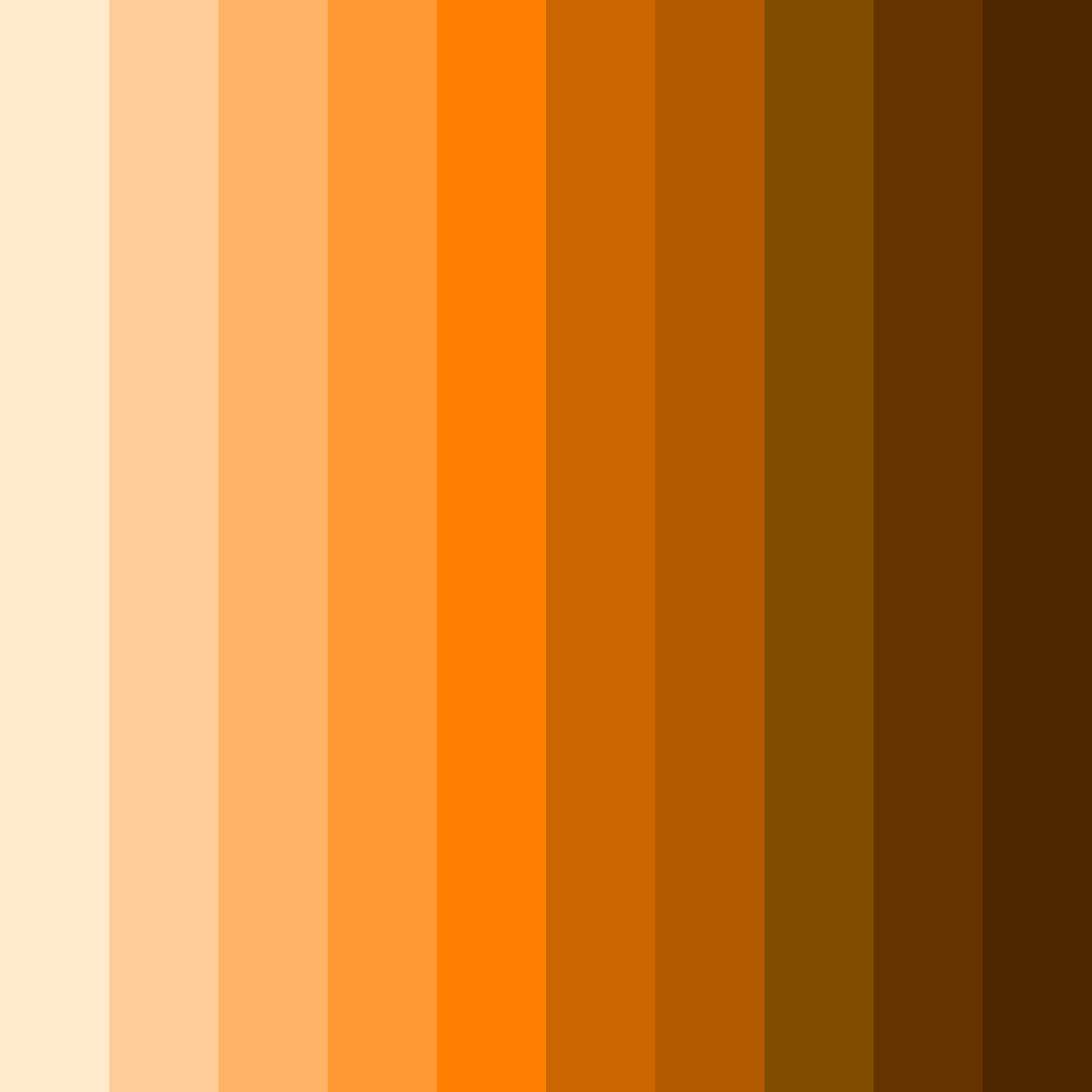 Download sunset harvest color palette PNG image (square)