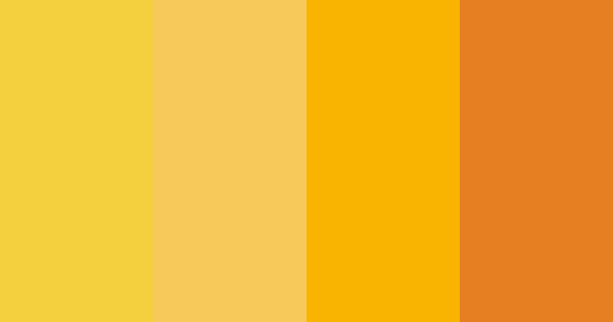 Download golden ember glow color palette PNG image (landscape)