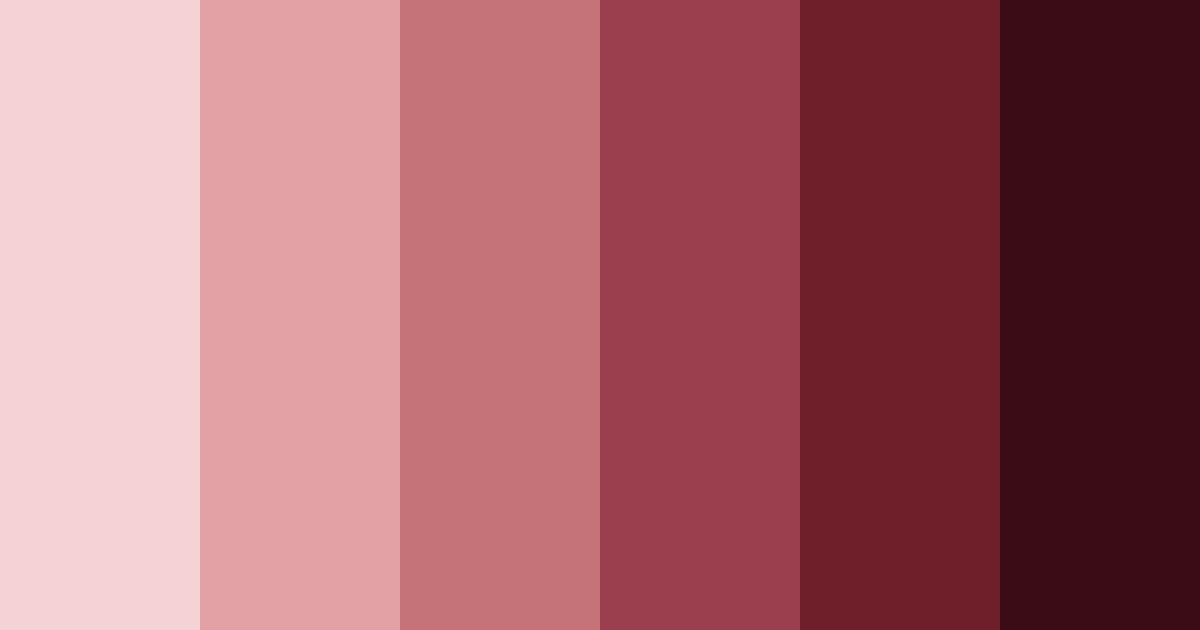 Download crimson elegance color palette PNG image (landscape)
