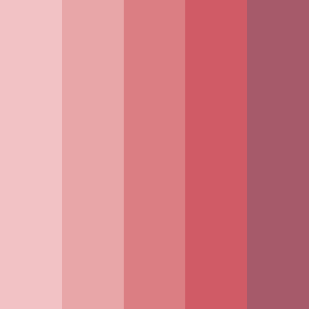 Download shades of pink color palette PNG image (square)