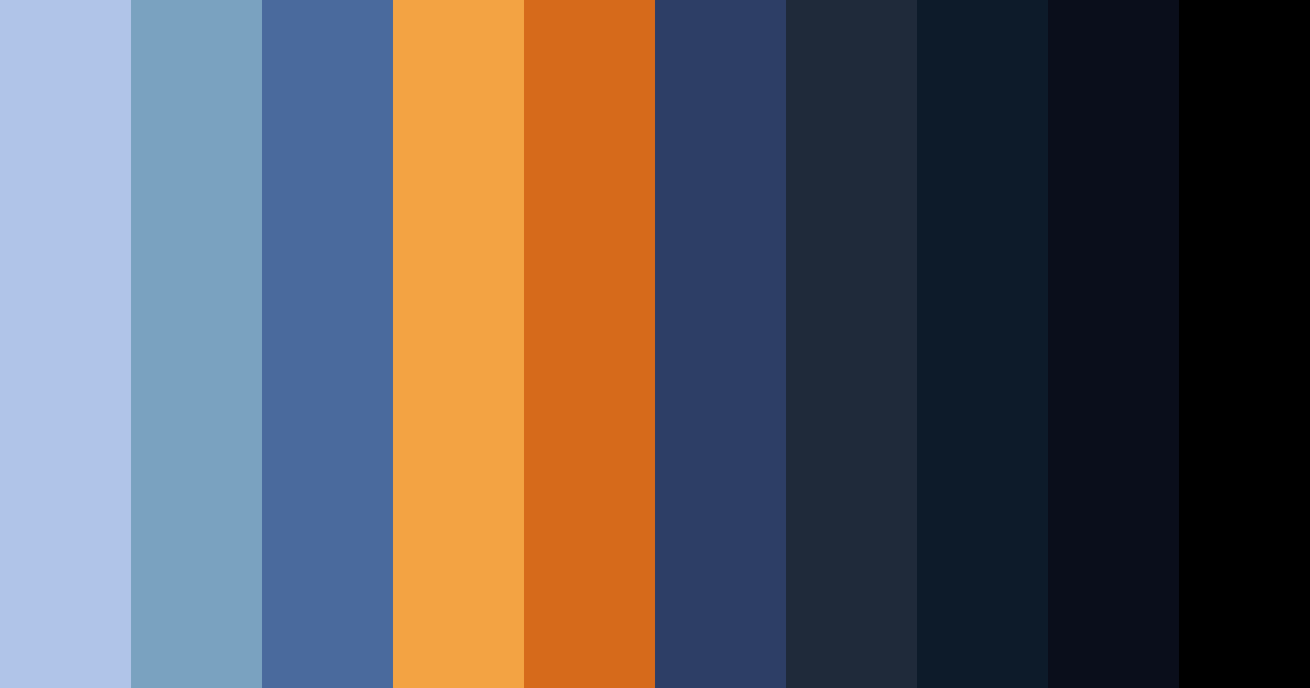 Download twilight's embrace color palette PNG image (landscape)