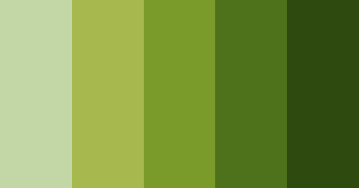 Download dark green and yellow color palette PNG image (landscape)