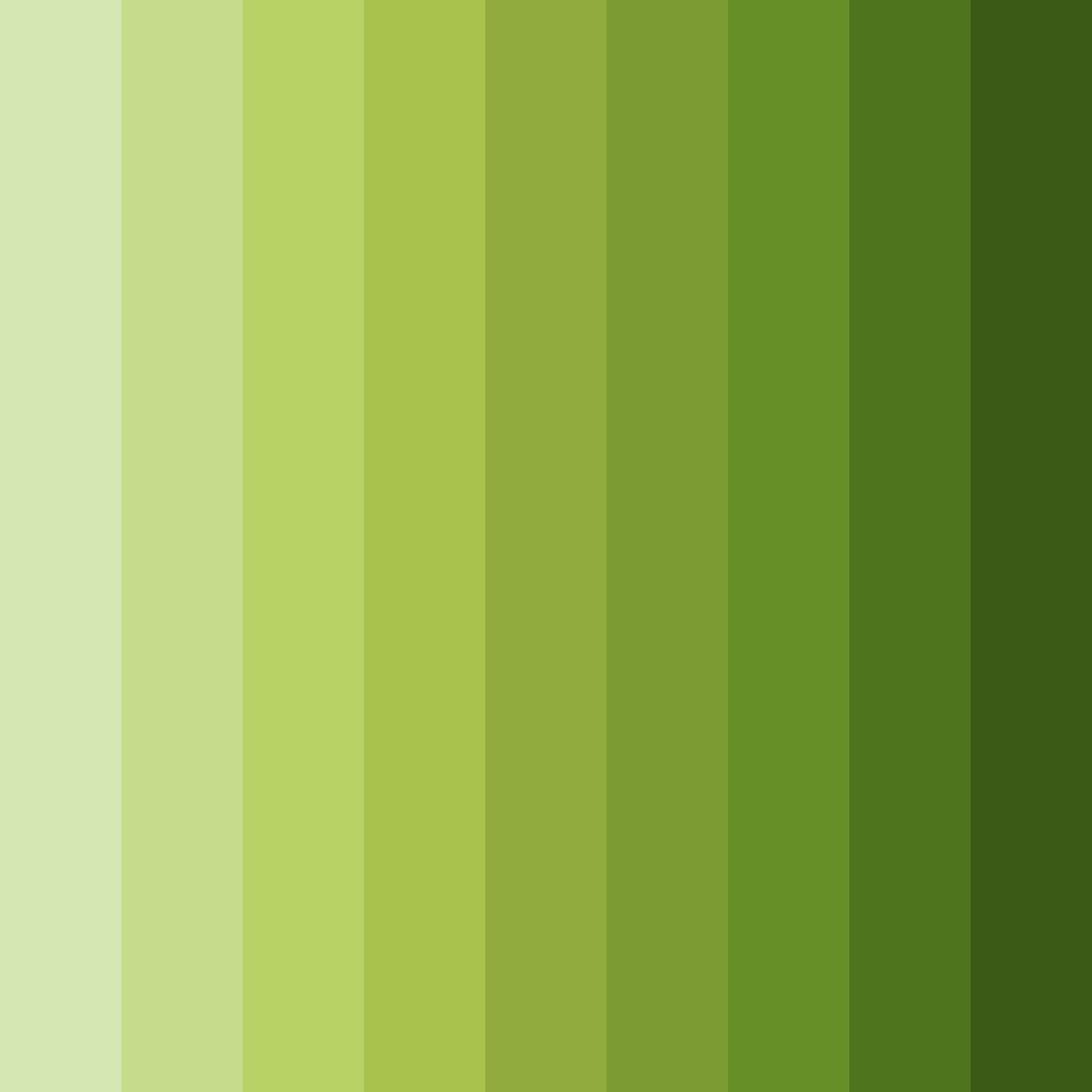 Download lush meadow serenity color palette PNG image (square)