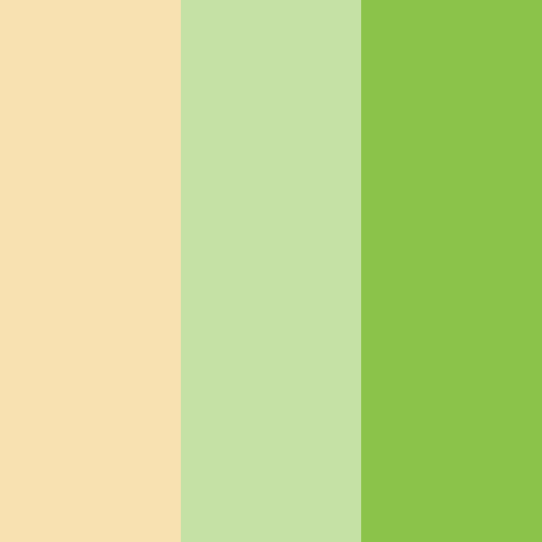 Download green serenity color palette PNG image (square)
