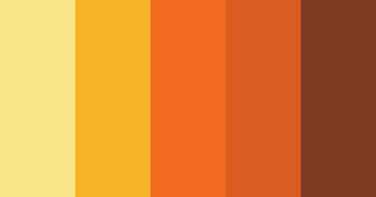 Download autumn harvest color palette PNG image (landscape)