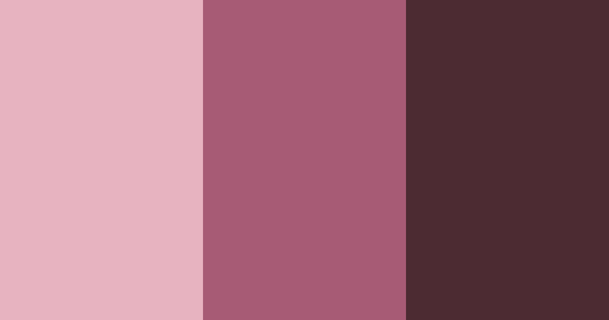 Download burgundy blossoms color palette PNG image (landscape)