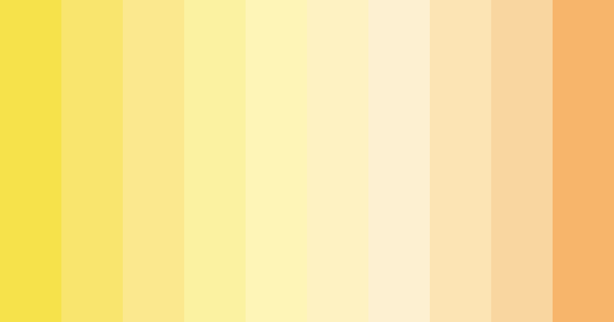 Download golden grain harmony color palette PNG image (landscape)