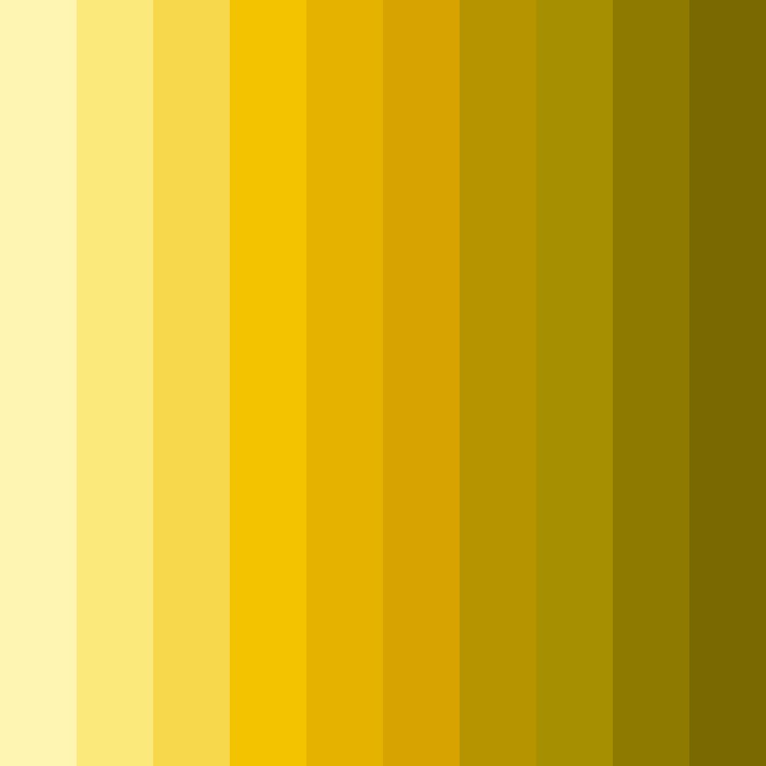 Download yellow flower color palette PNG image (square)