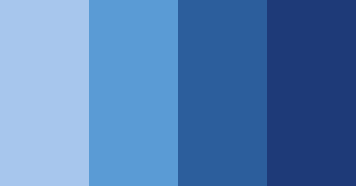 Download majestic azure color palette PNG image (landscape)