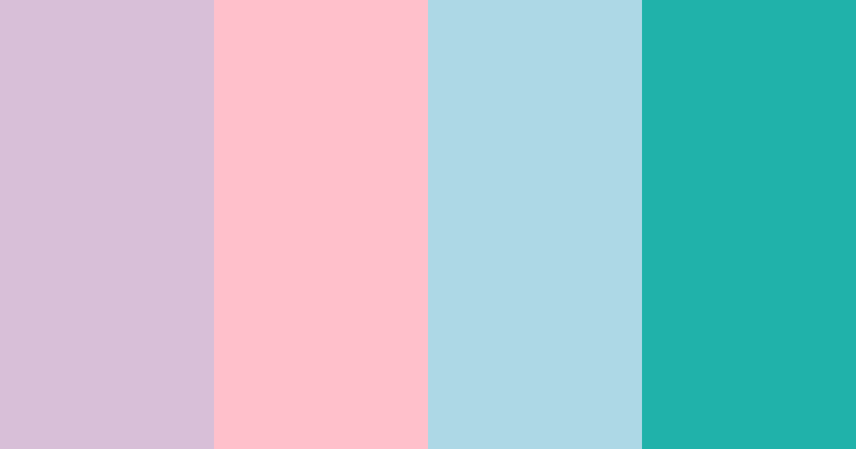 Download pastel dreams color palette PNG image (landscape)