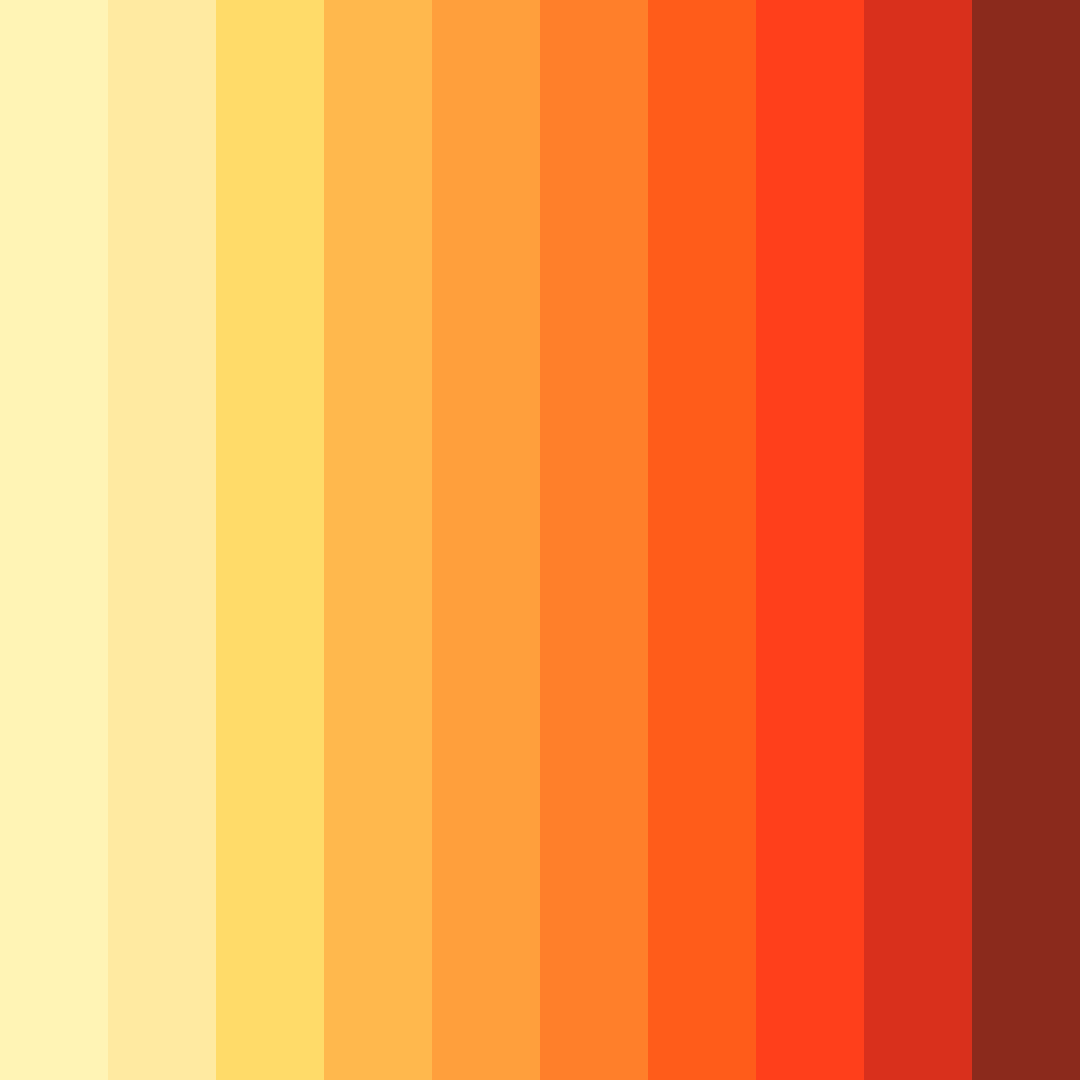 Download golden horizon color palette PNG image (square)