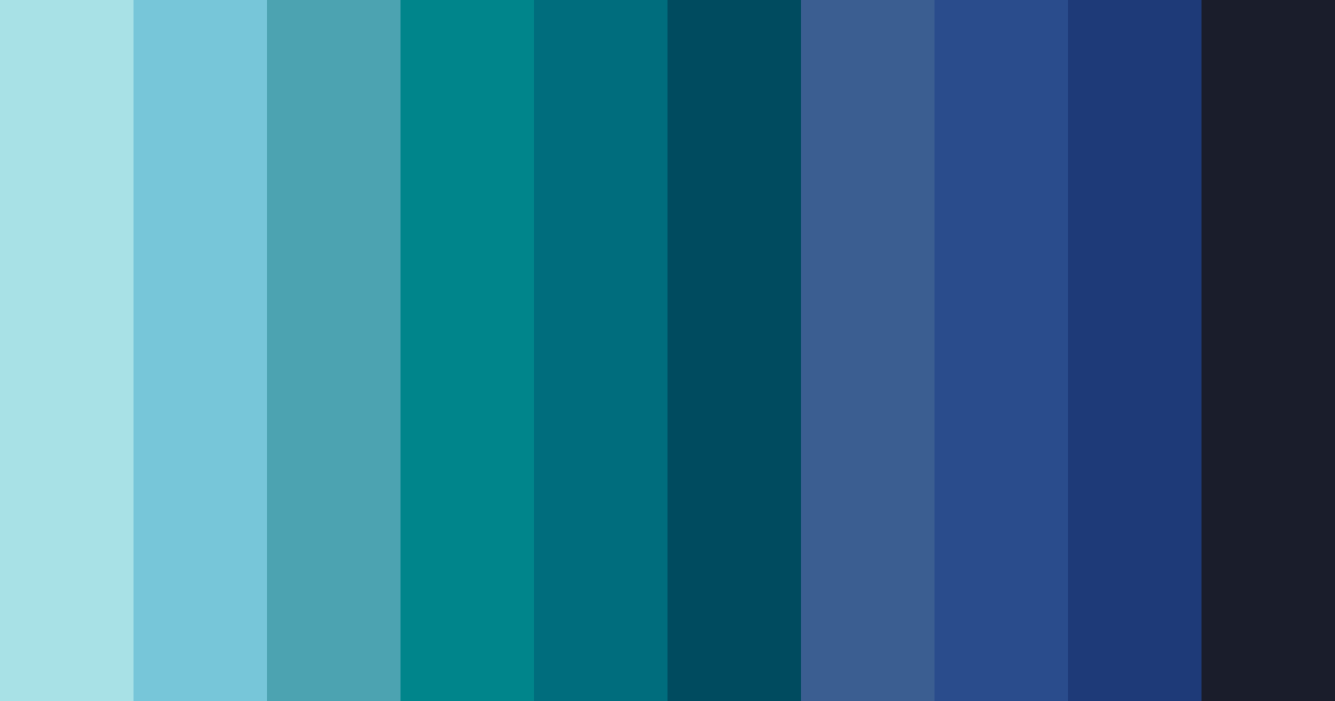 Download oceanic majesty color palette PNG image (landscape)