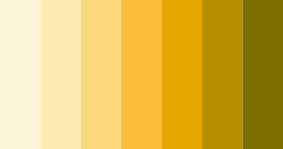 Download golden yellow color palette PNG image (landscape)