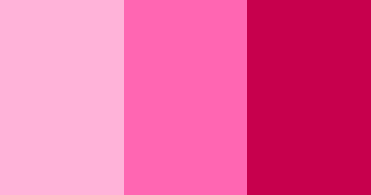 Download bright pink color palette PNG image (landscape)
