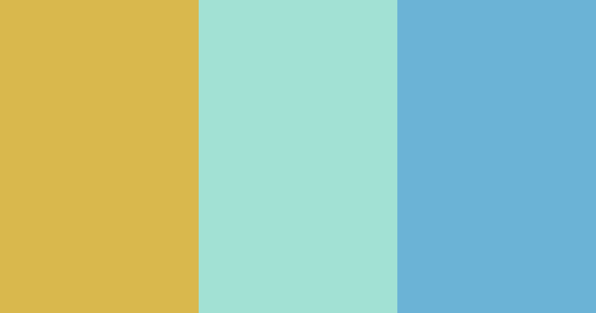 Download golden mint breeze color palette PNG image (landscape)