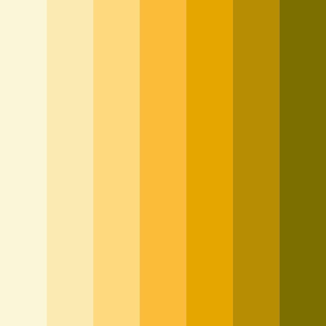 Download golden yellow color palette PNG image (square)