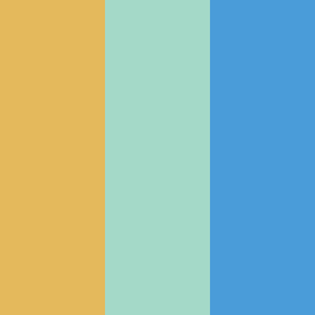Download light blue gold color palette PNG image (square)
