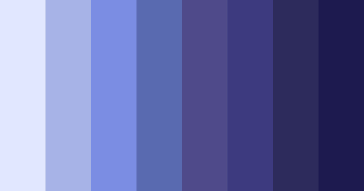 Download midnight twilight color palette PNG image (landscape)