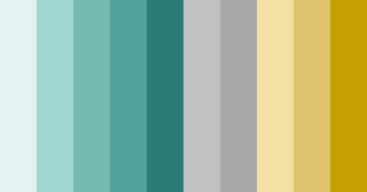 Download emerald elegance color palette PNG image (landscape)