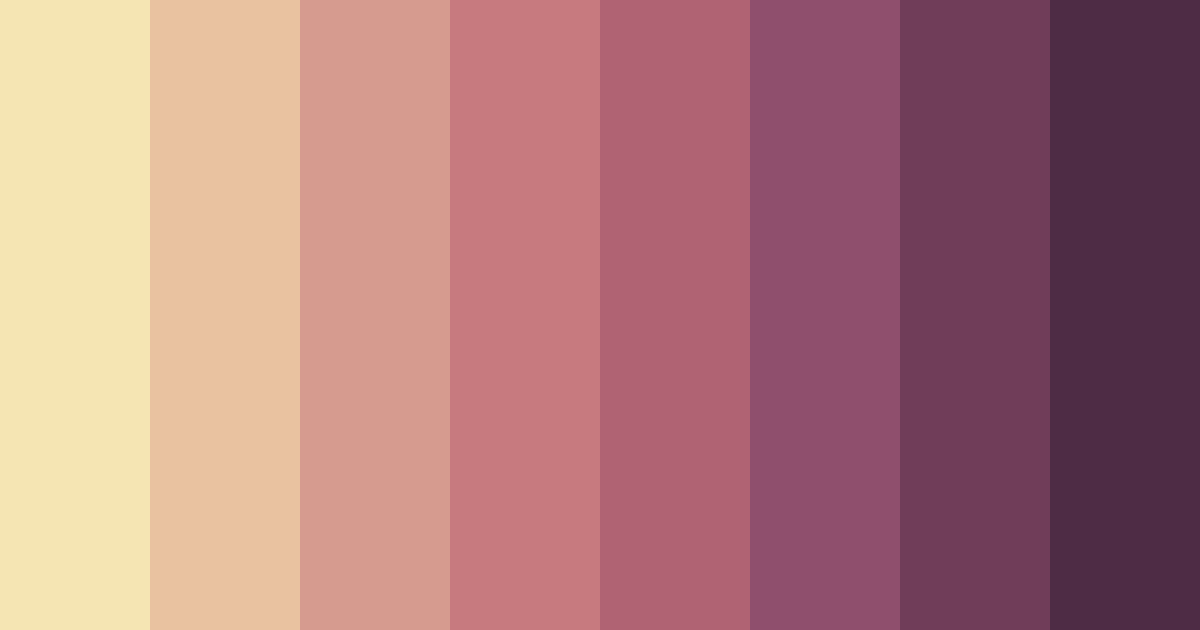 Download blended harmony color palette PNG image (landscape)