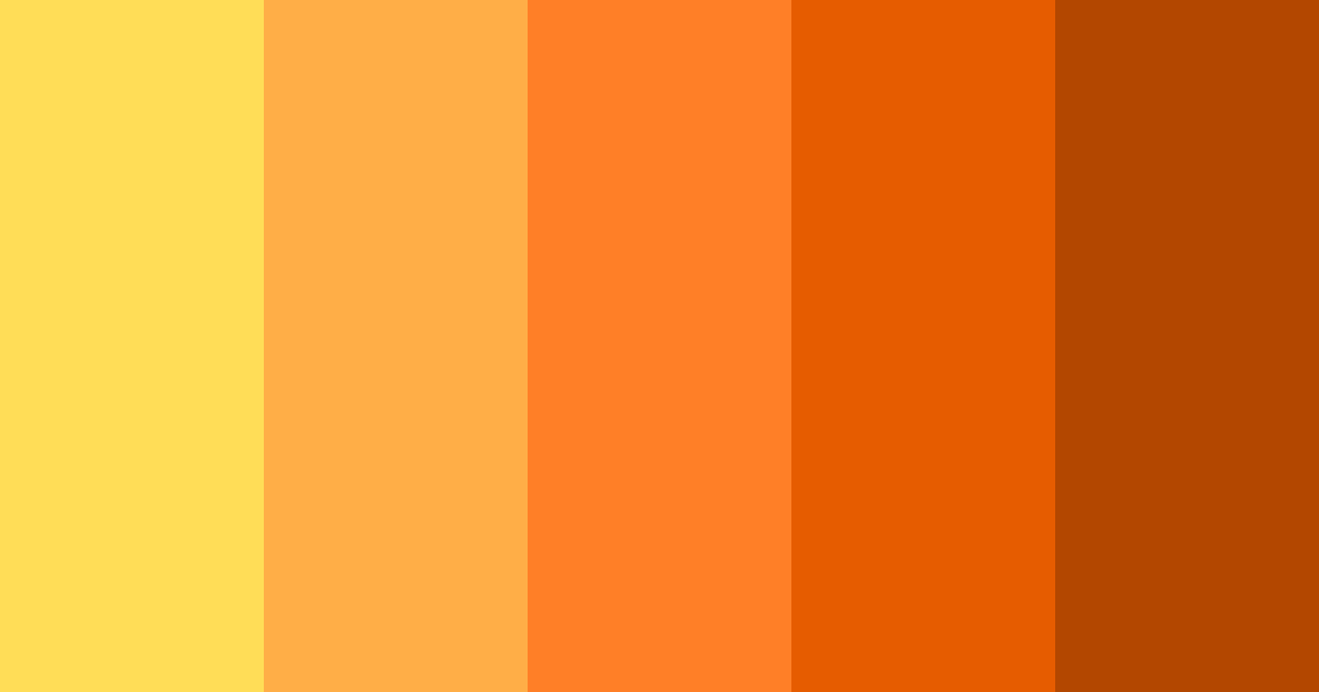 Download sunset ember color palette PNG image (landscape)