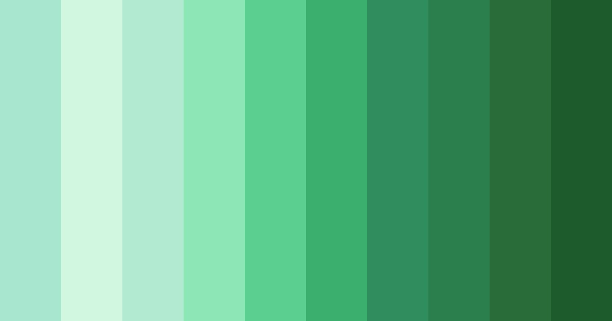 Download verdant serenity color palette PNG image (landscape)