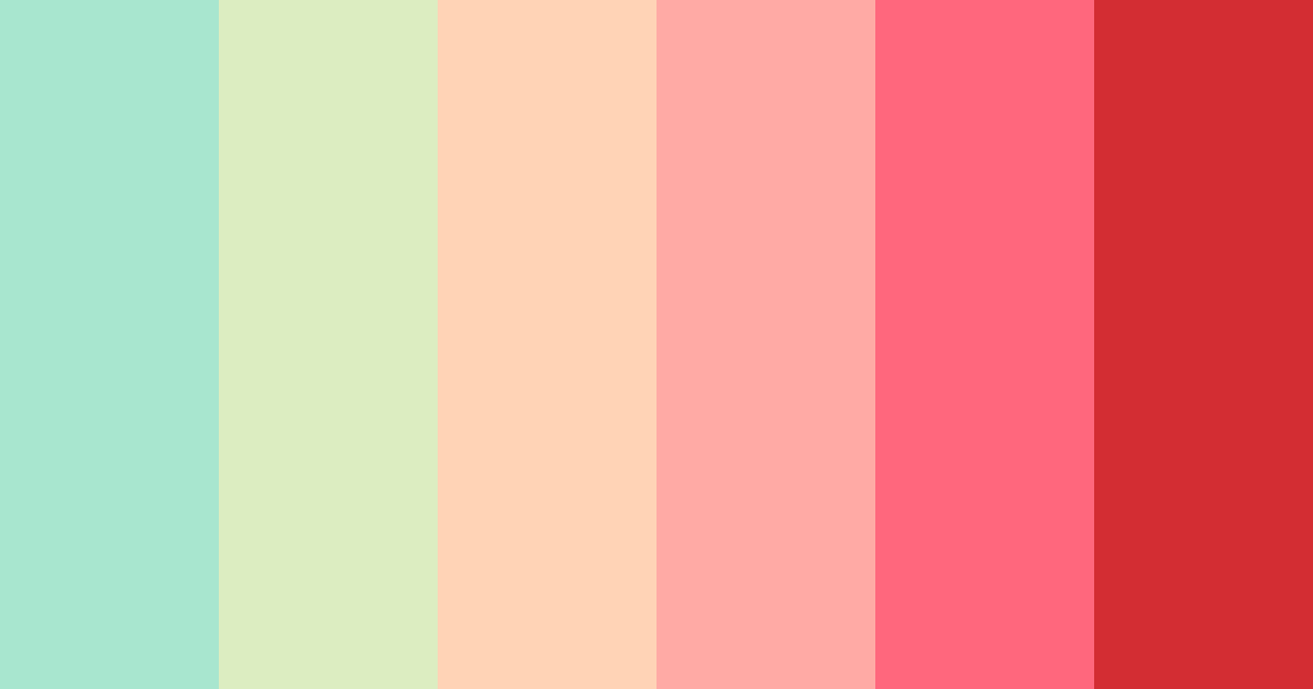 Download tropical sunset bliss color palette PNG image (landscape)