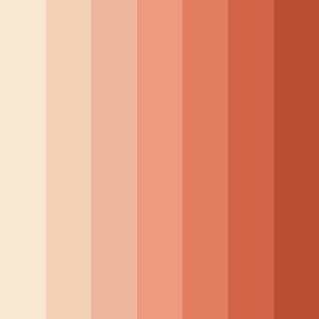 Download peachy dreamscape color palette PNG image (square)