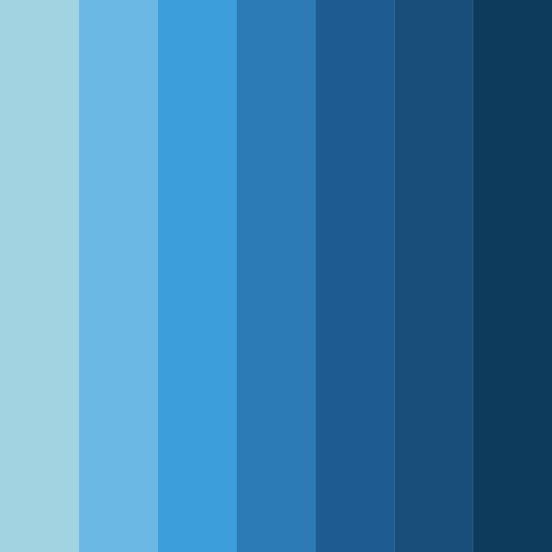 Download oceanic harmony color palette PNG image (square)