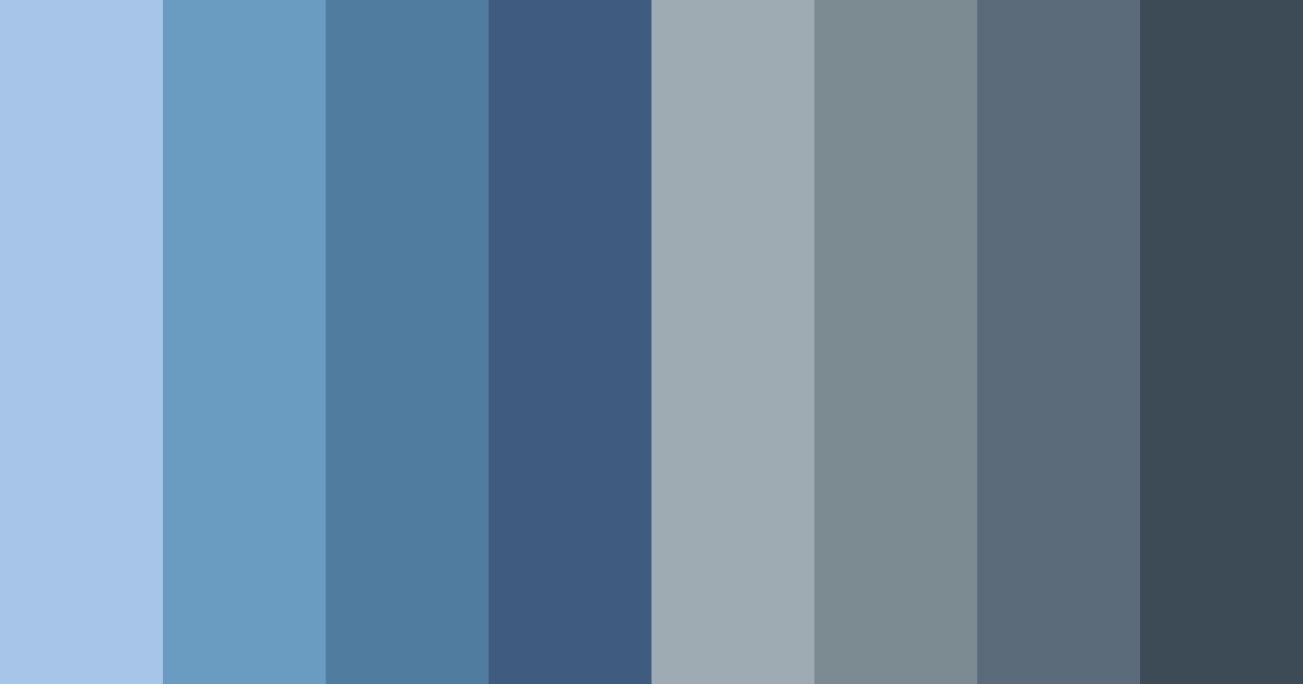 Download blue gray color palette PNG image (landscape)