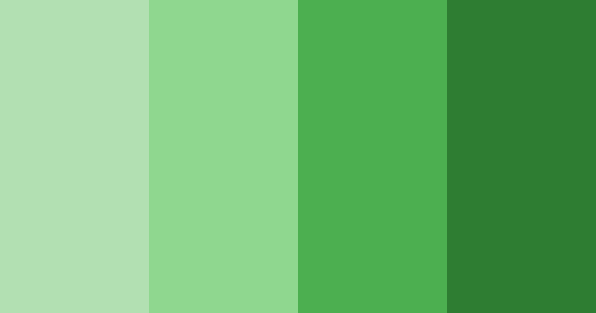 Download dark green serenity color palette PNG image (landscape)