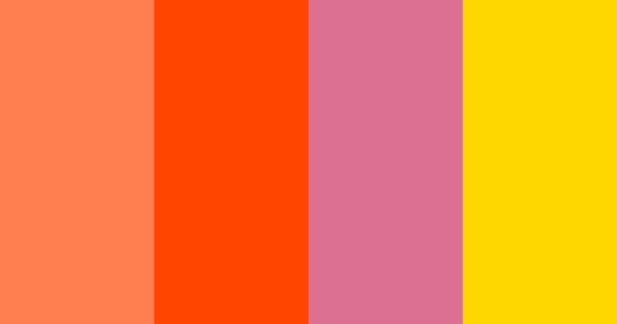 Download sunset bloom color palette PNG image (landscape)