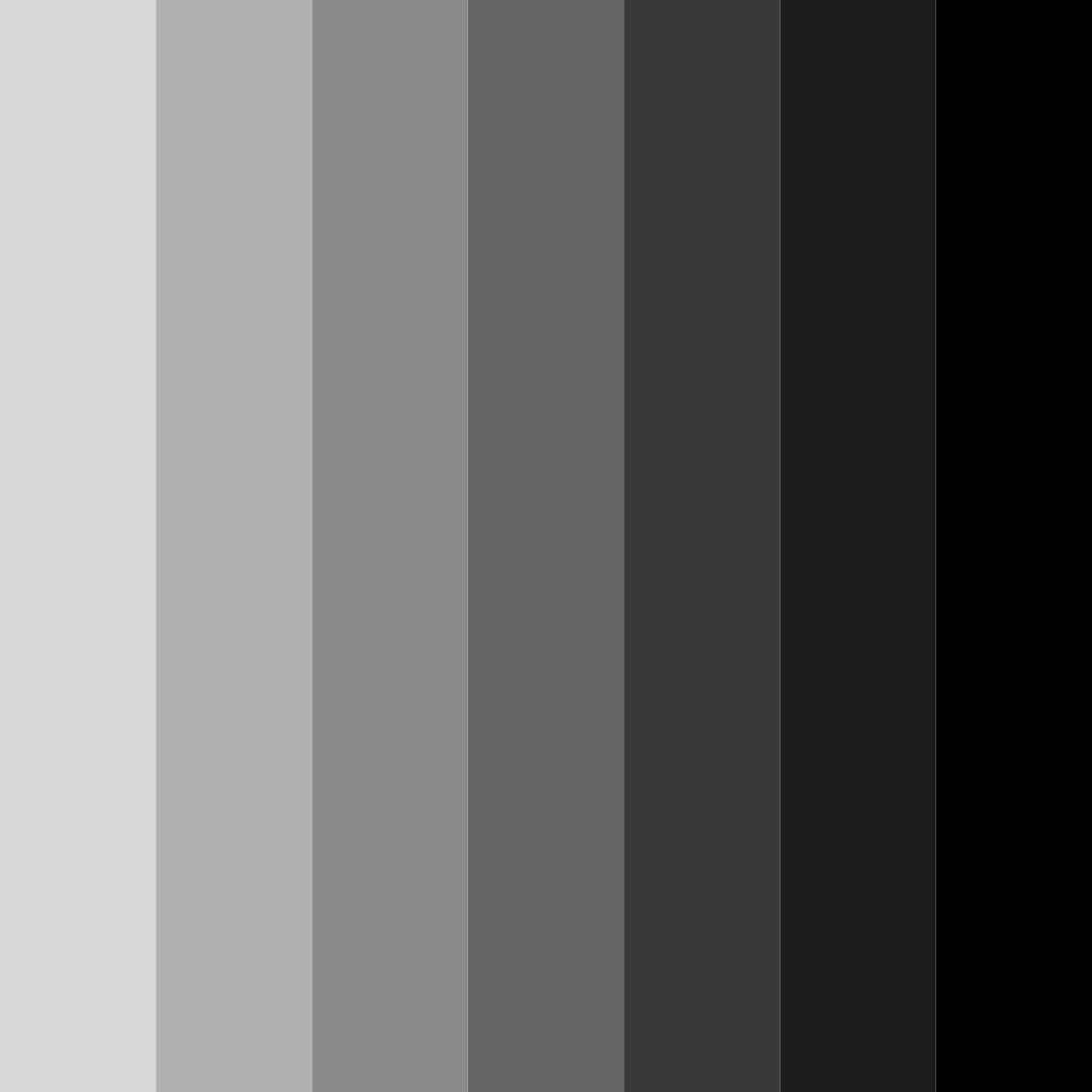 Download shades of shadows color palette PNG image (square)